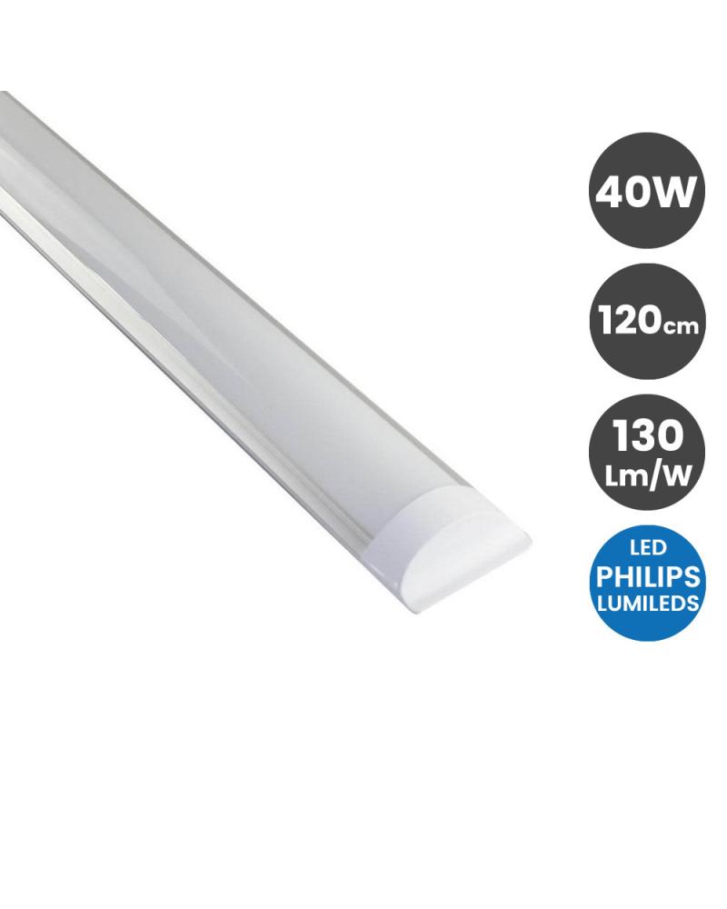 Réglette LED intégrée 120cm 40W