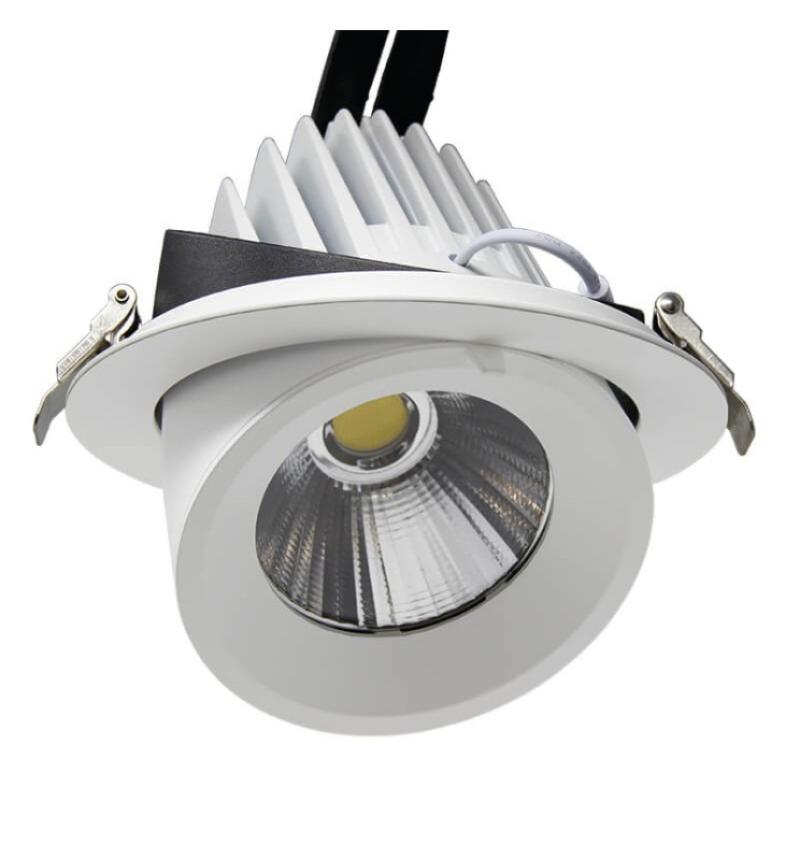 Spot Encastrable Orientable LED Puissance Réglable - 24W - IP20 - 24º - CCT