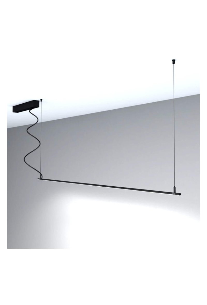 Lampe linéaire Suspension - MILANO NOIR - 0,5m- IP20