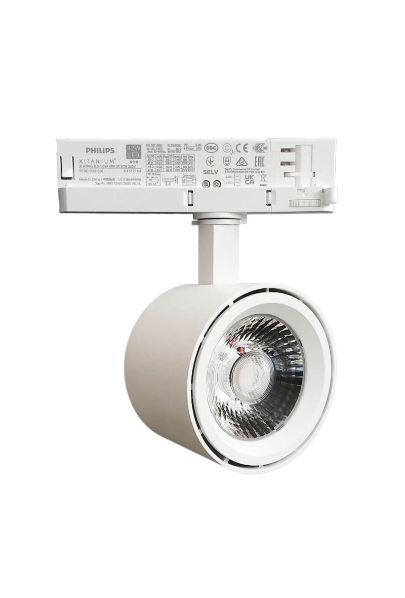 Spot LED 40W - 38W - 36W ODENSE Blanc PHILIPS Driver rail TRIPHASÉ - CRI+92