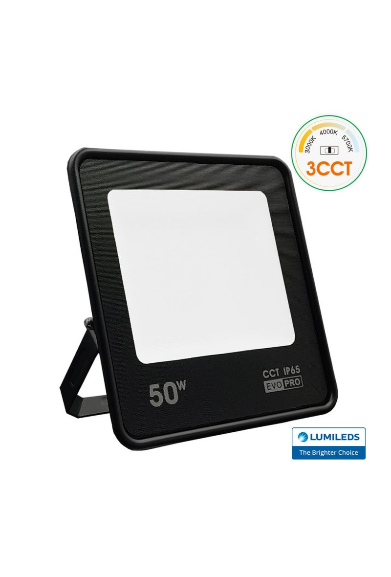 Projecteur LED Extérieur 50W - CCT - EVO PRO - Puce Lumileds