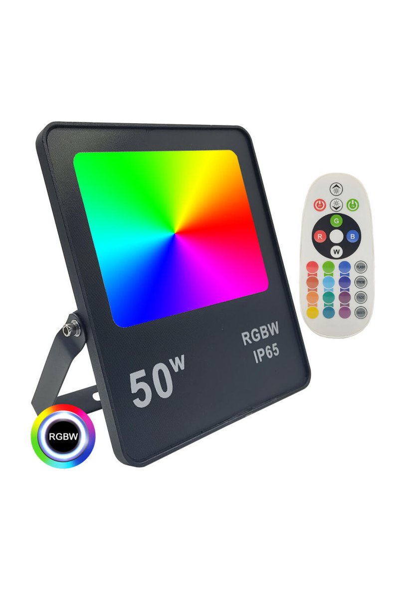 Projecteur LED RGB+W 50W DOB IP65