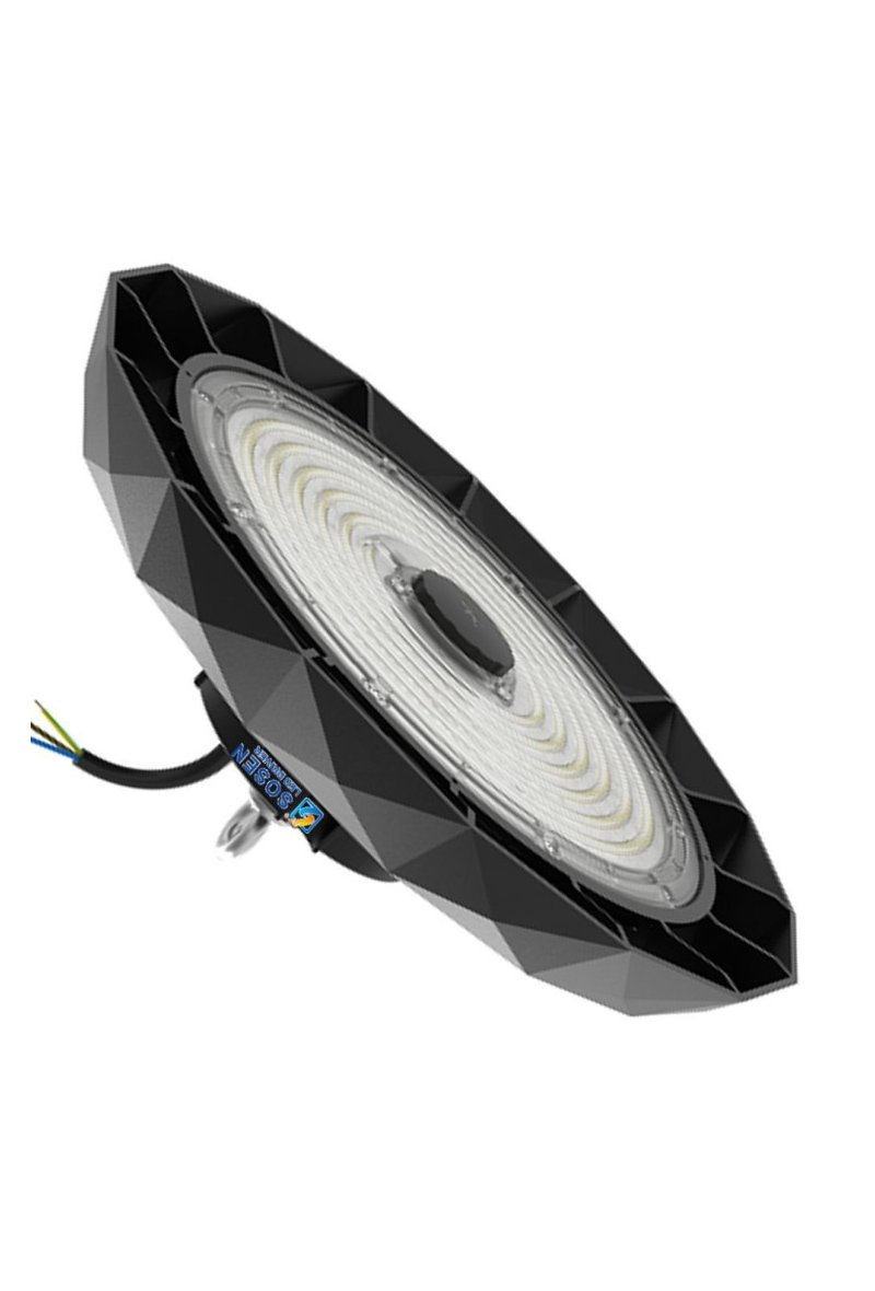 Cloche LED UFO BELGIQUE 200W-150W -100W SOSEN Driver - Dimmable 1-10V - 170lm/w - IP65